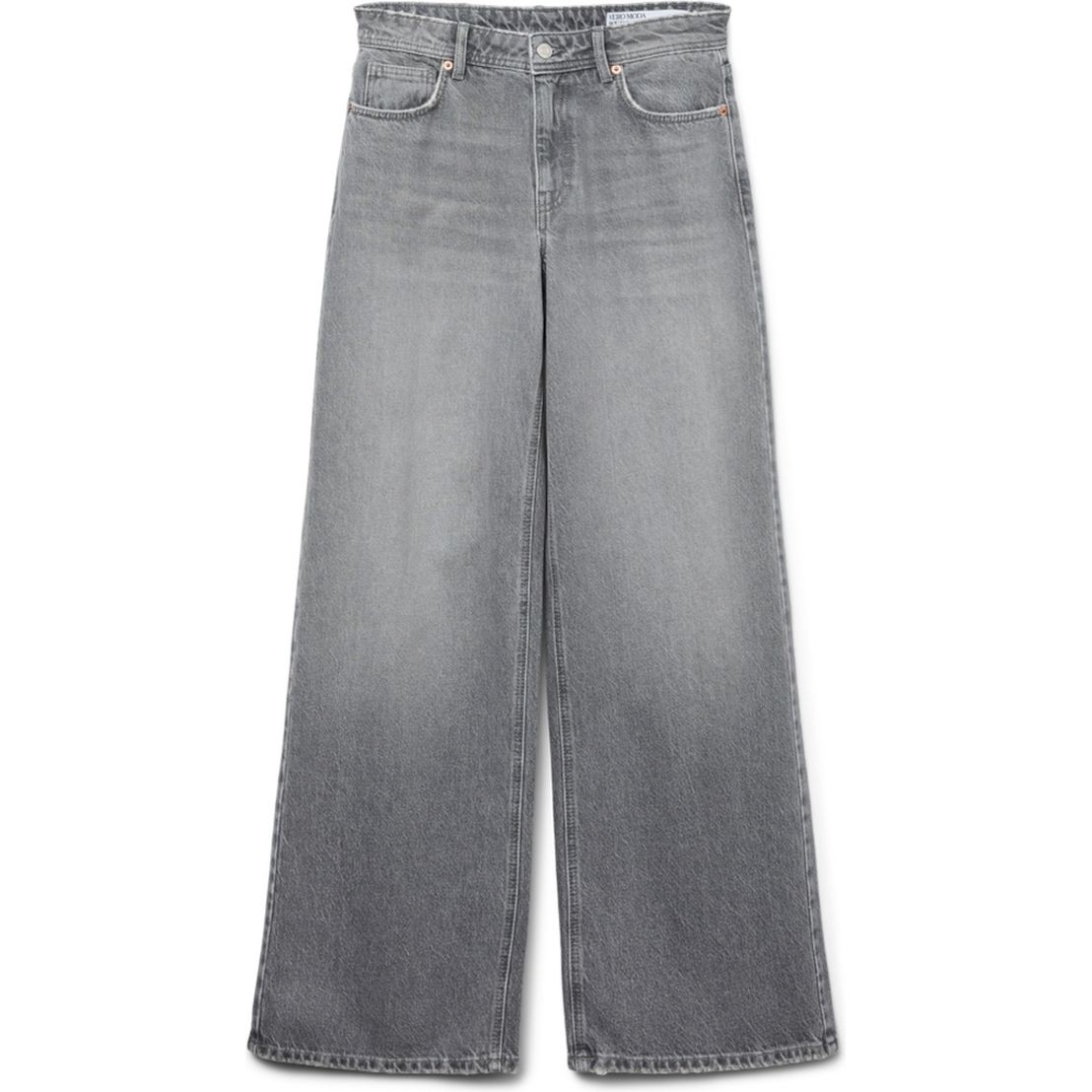 VERO MODA Platūs džinsai moterims, Pilka, Remy wide 1