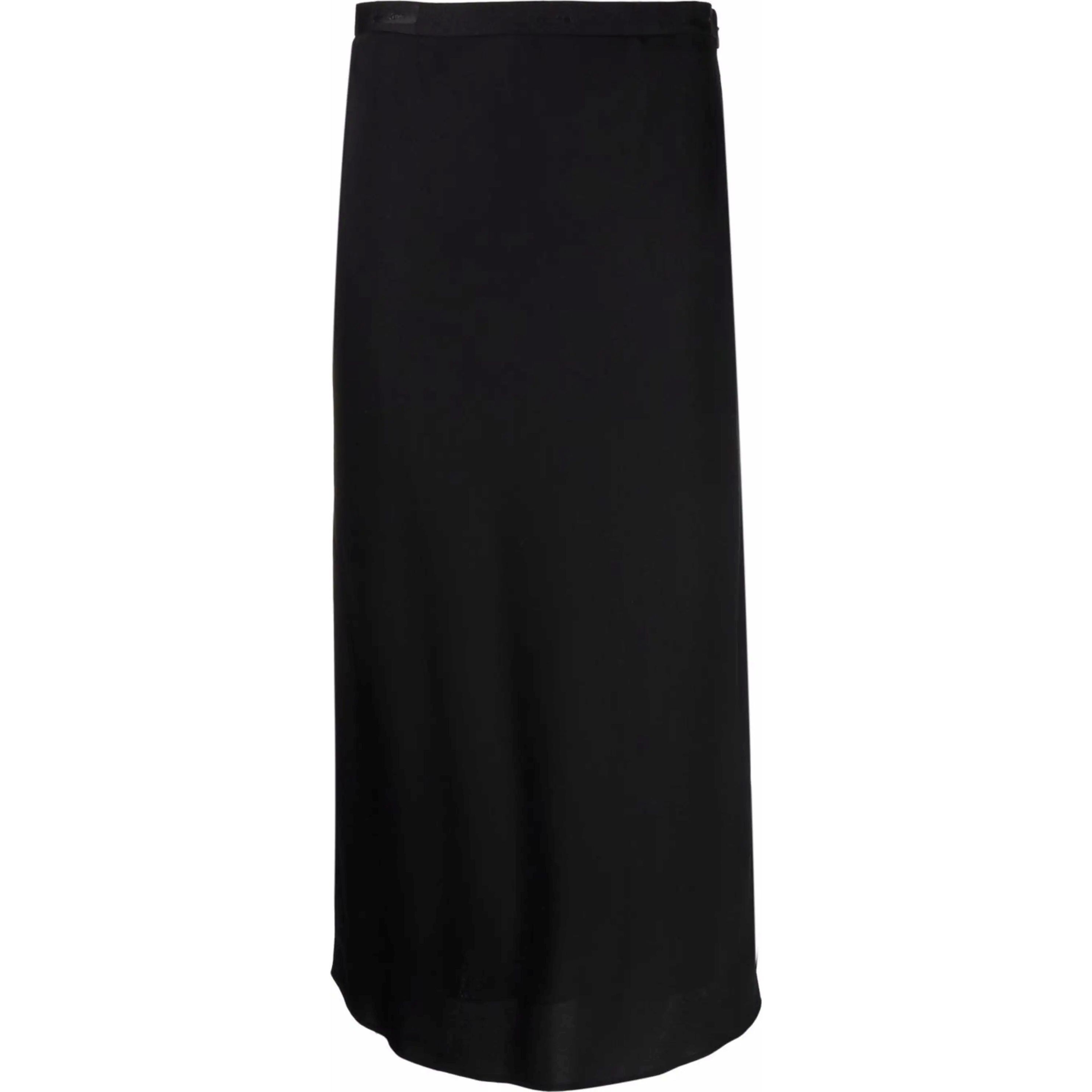 CALVIN KLEIN Midi sijonas moterims, Juoda, PLEATED SKIRT 1