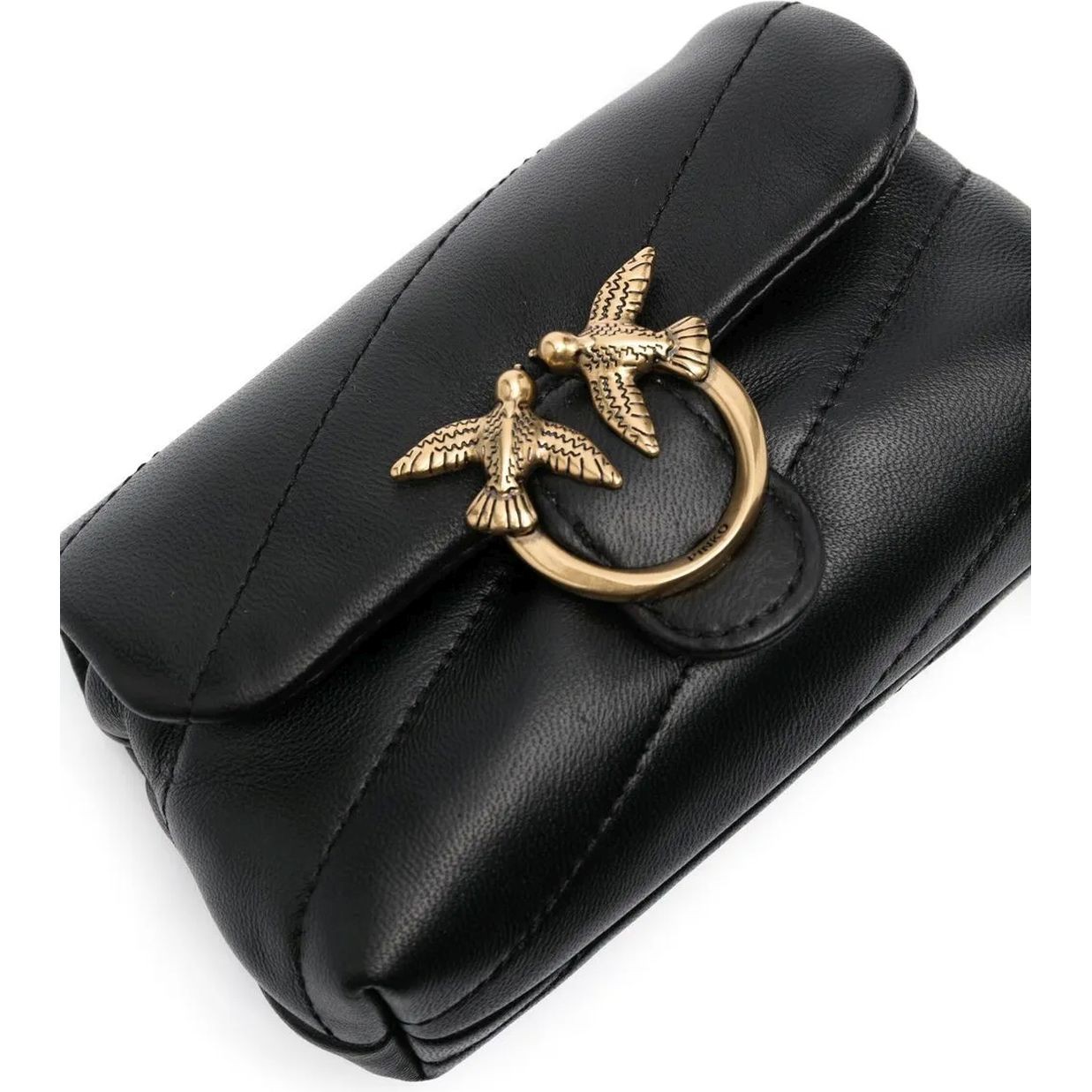 PINKO Rankinė per petį moterims, Juoda, Love mini shoulder bag 3