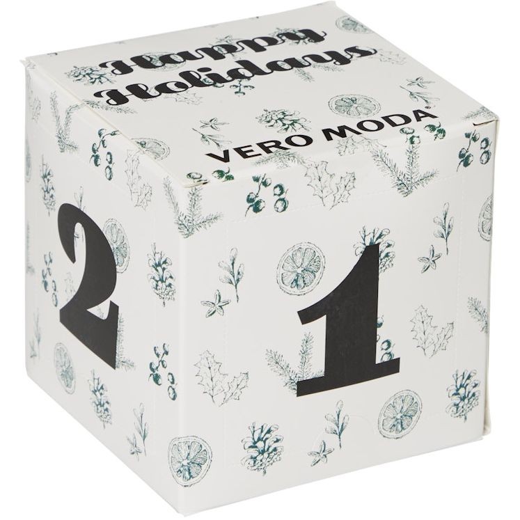 VERO MODA Kojinės moterims, Balta, VMELF SOCKS GIFTBOX X 1