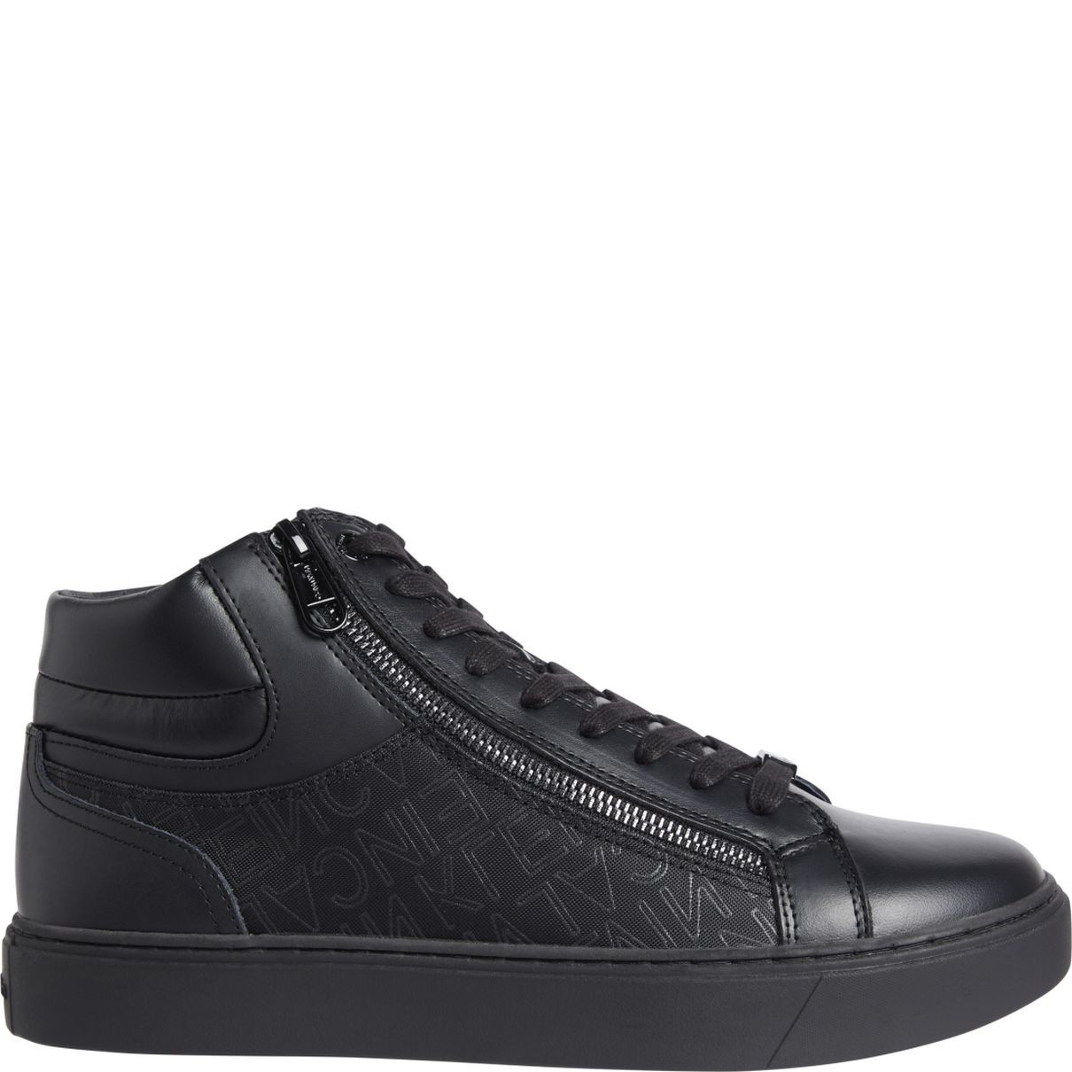 CALVIN KLEIN Aulinukai vyrams, Juoda, High top lace up mono booties