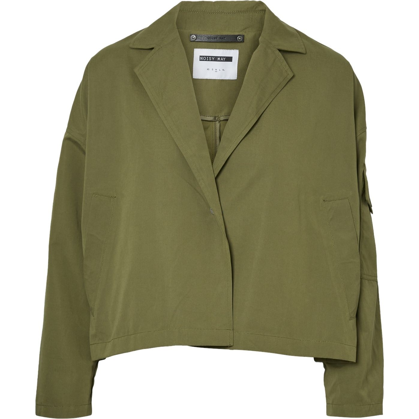 NOISY MAY Paltas moterims, Chaki, NMCONNOR L/S SHO 1