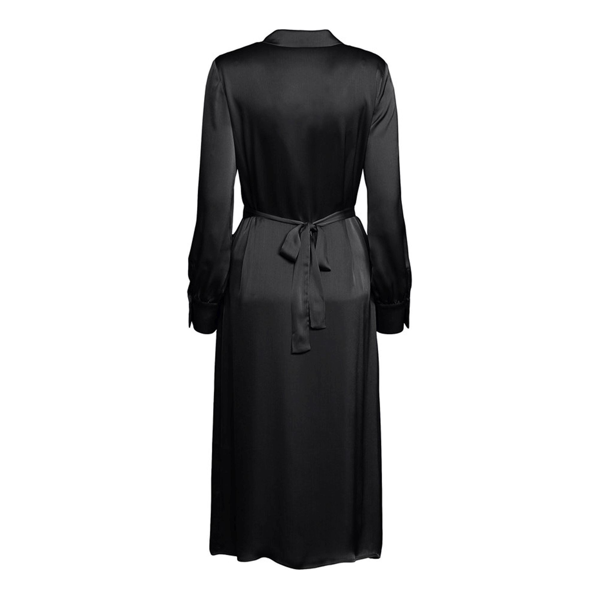 ESPRIT Suknelė moterims, juoda, pes crink satin 2