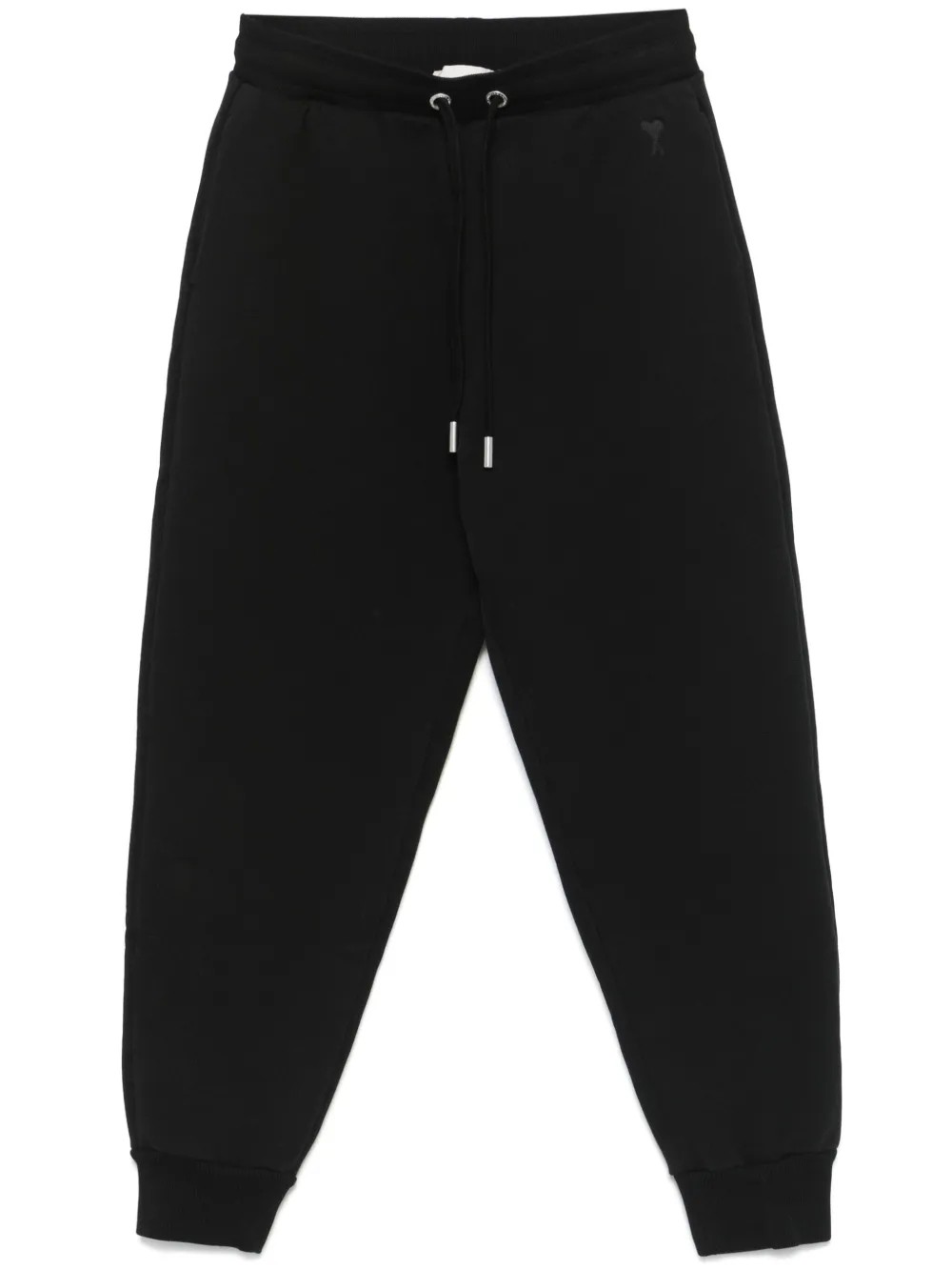 AMI PARIS Kelnės vyrams, Juoda, Ami-de-coeur-motif sweatpants