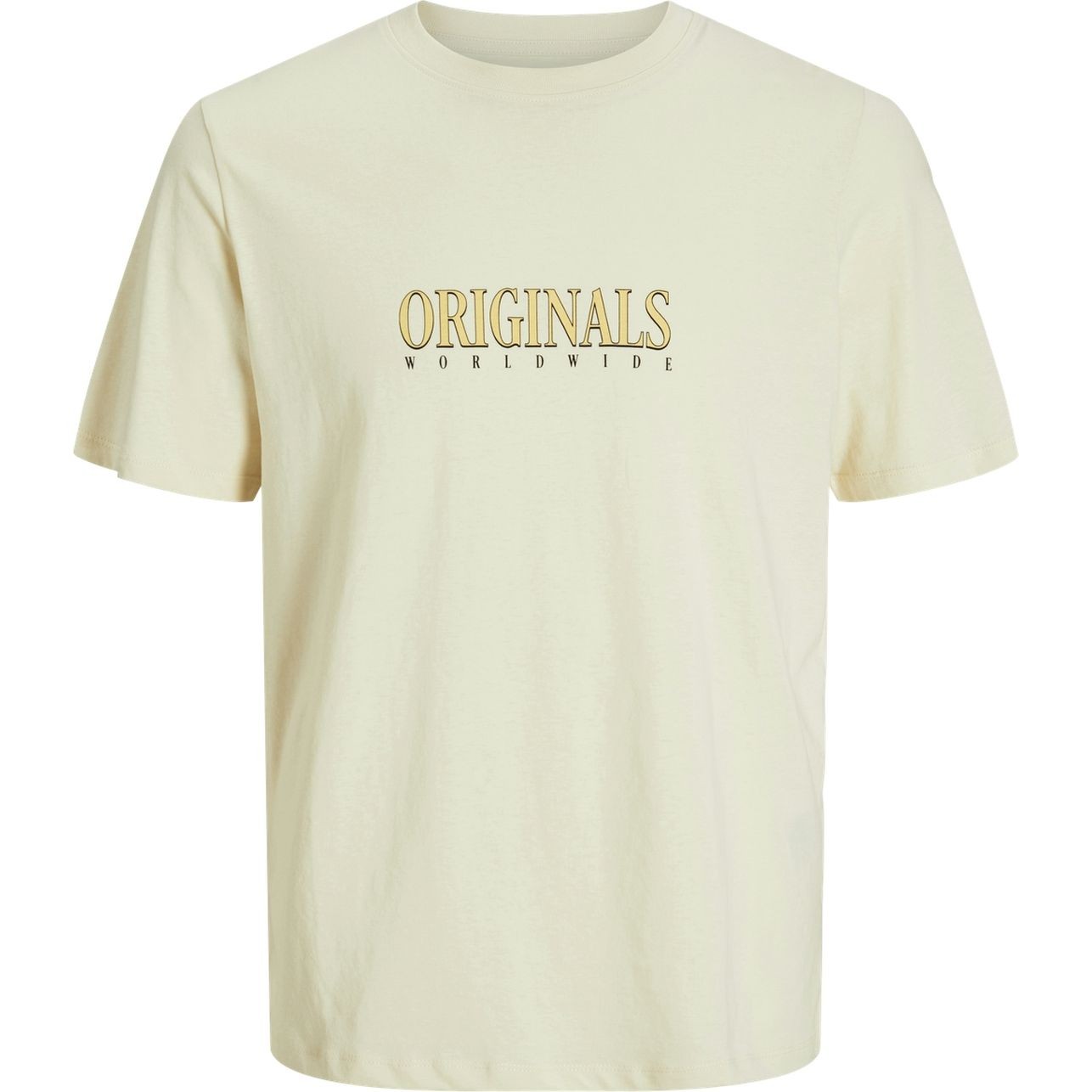 JACK & JONES Marškinėliai vyrams, Geltona, JORSTAR TEE SS CREW 1