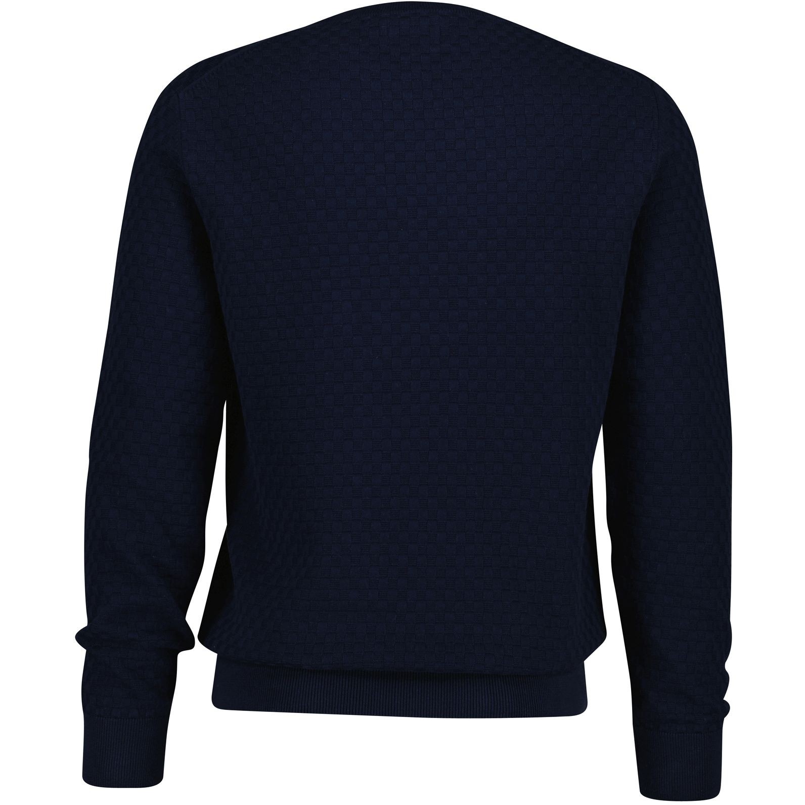 GANT Megztinis vyrams, Mėlyna, micro  texture c-neck 2