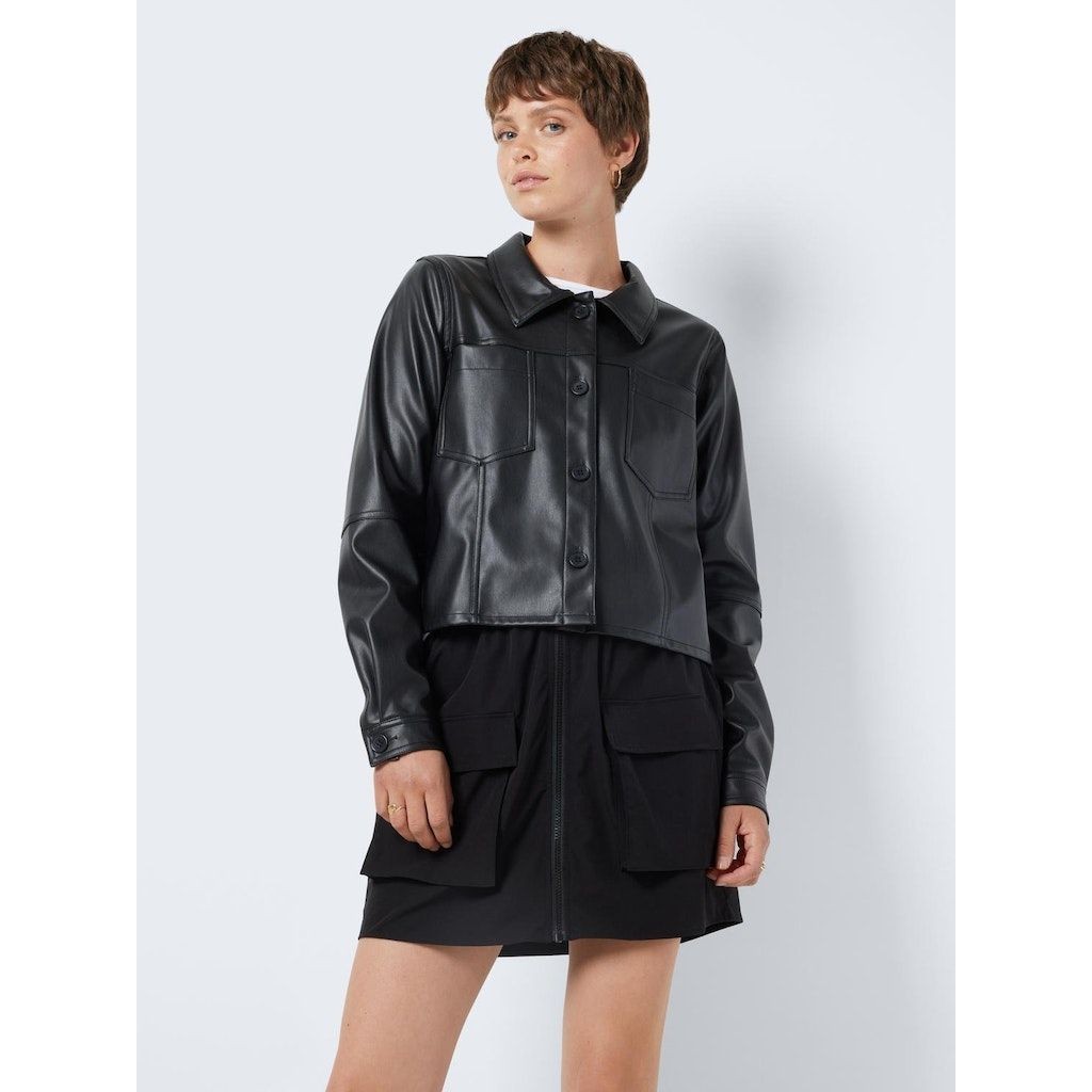 NOISY MAY Marškiniai moterims, Juoda, NMMARIN L/S SHIRT 7