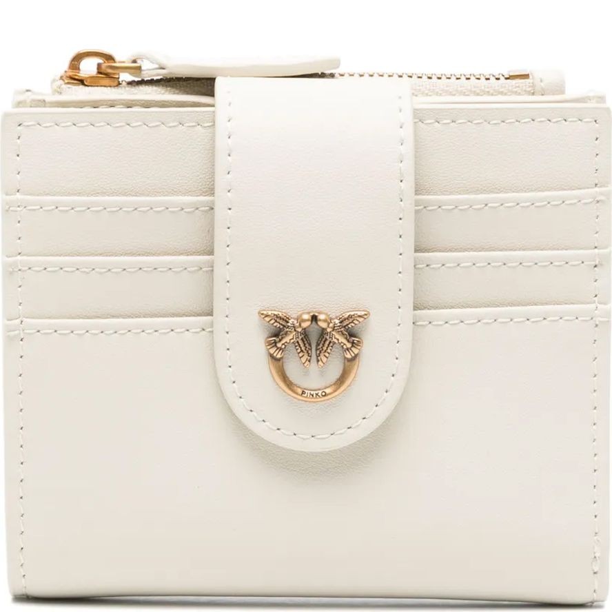 PINKO Piniginė moterims, Balta, Multi purpose wallet 1