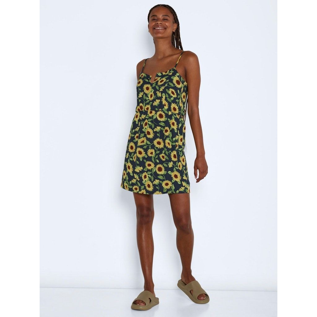 NOISY MAY Mini suknelė moterims, Mėlyna, NMSUNFLOWER S/L DRESS 3