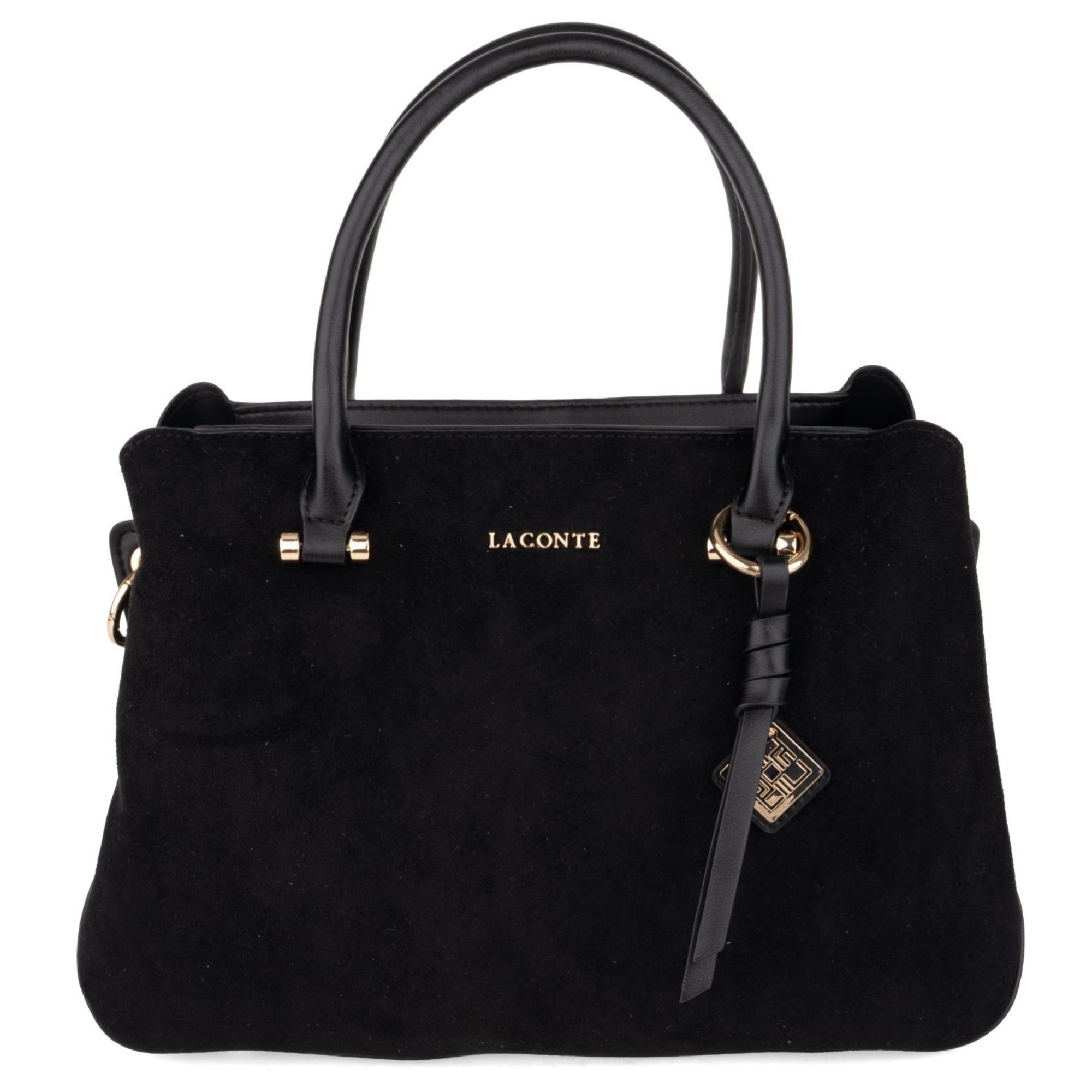 LA CONTE Pirkinių krepšys moterims, Juoda, Tote bag 1