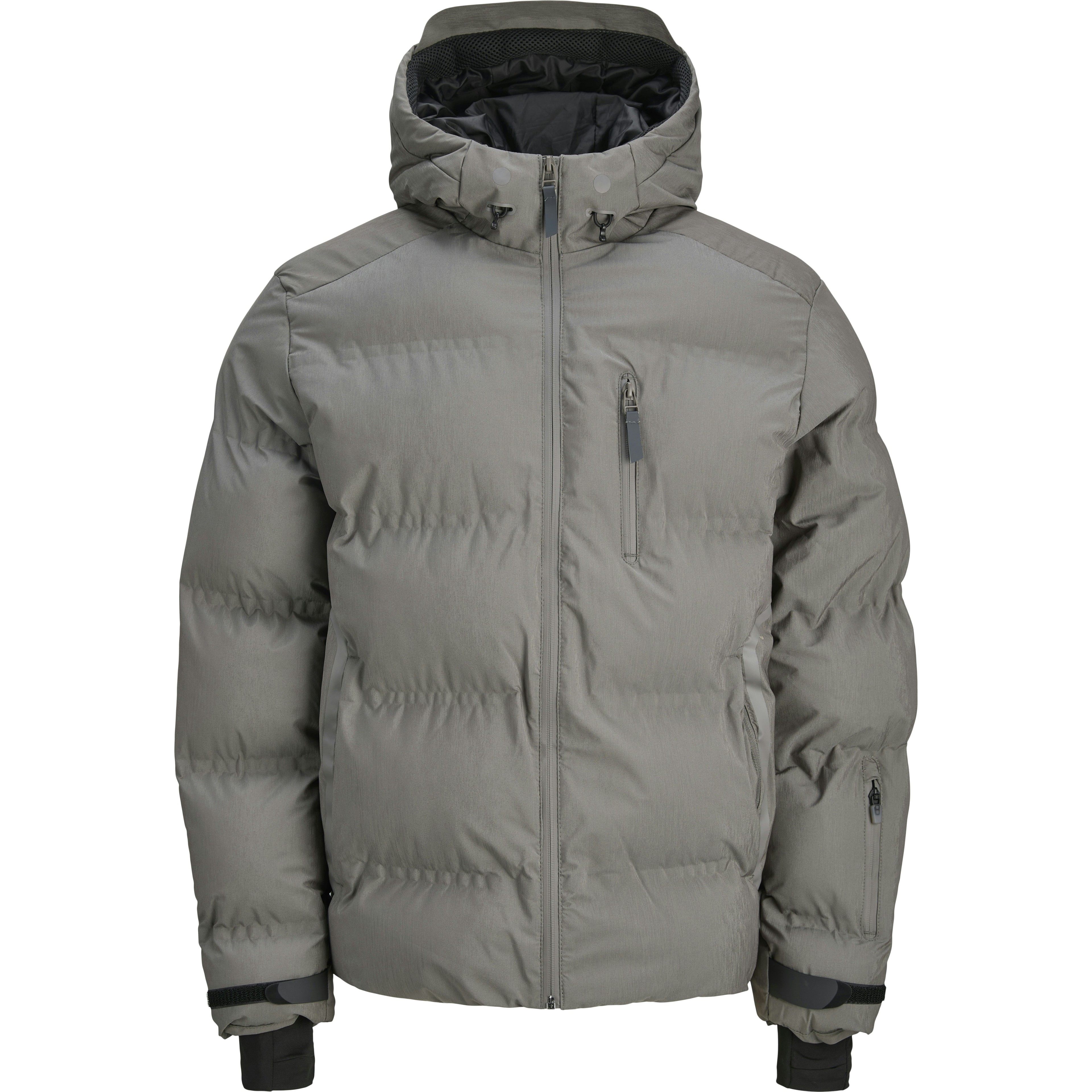 JACK & JONES Pūkinė striukė vyrams, Žalia, Sweep puffer 1