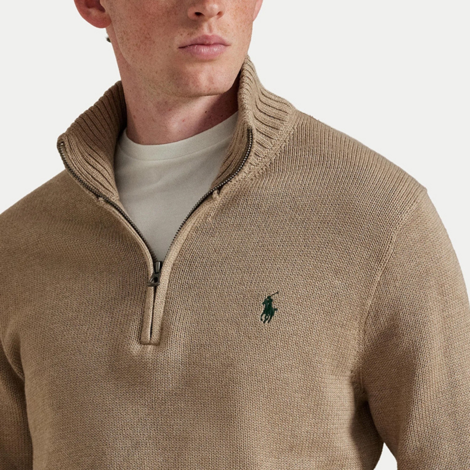 POLO RALPH LAUREN Megztinis vyrams, Ruda, Long sleeve pullover 4