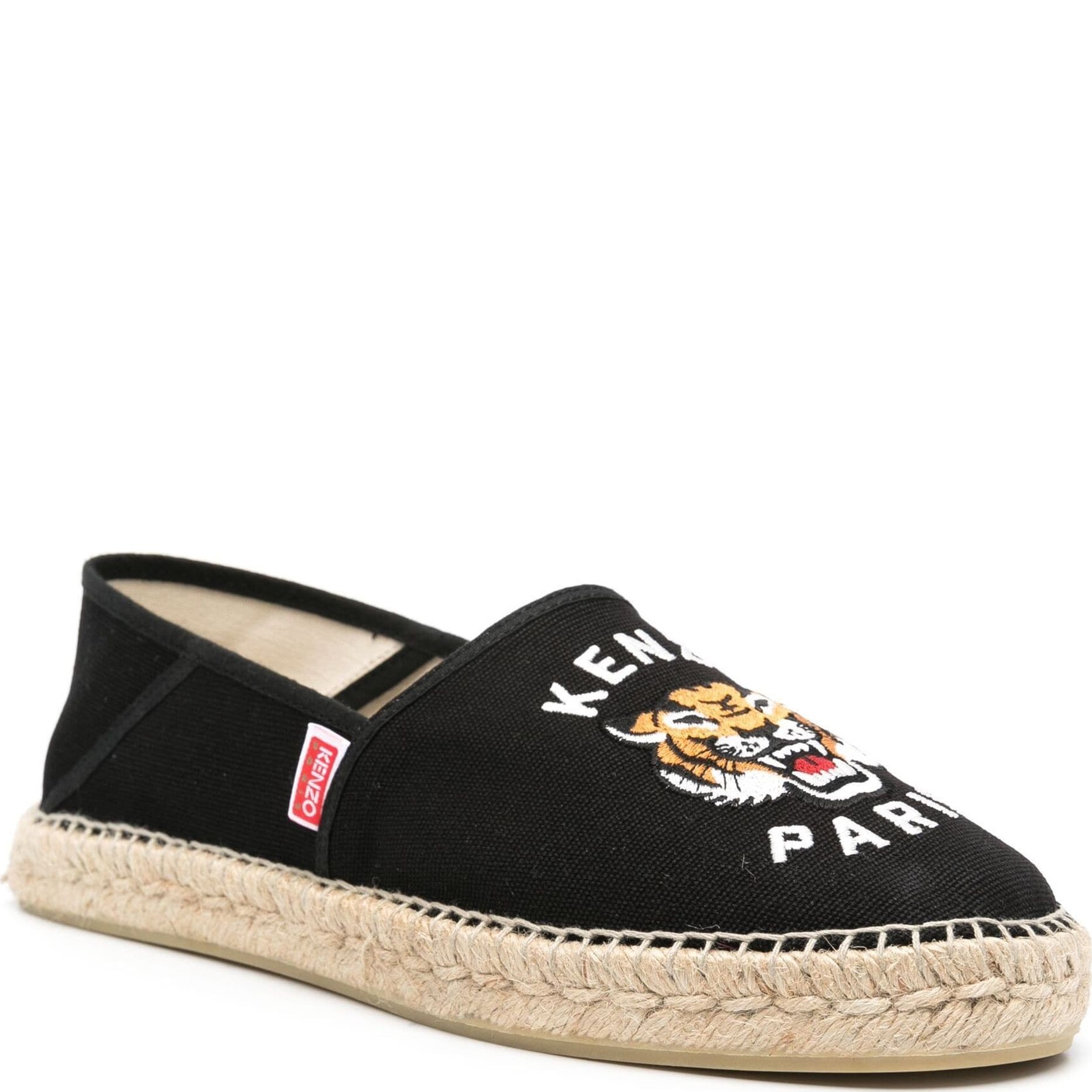 KENZO Espadrilės vyrams, Juoda, Kenzo espadrille slip-on spe 1
