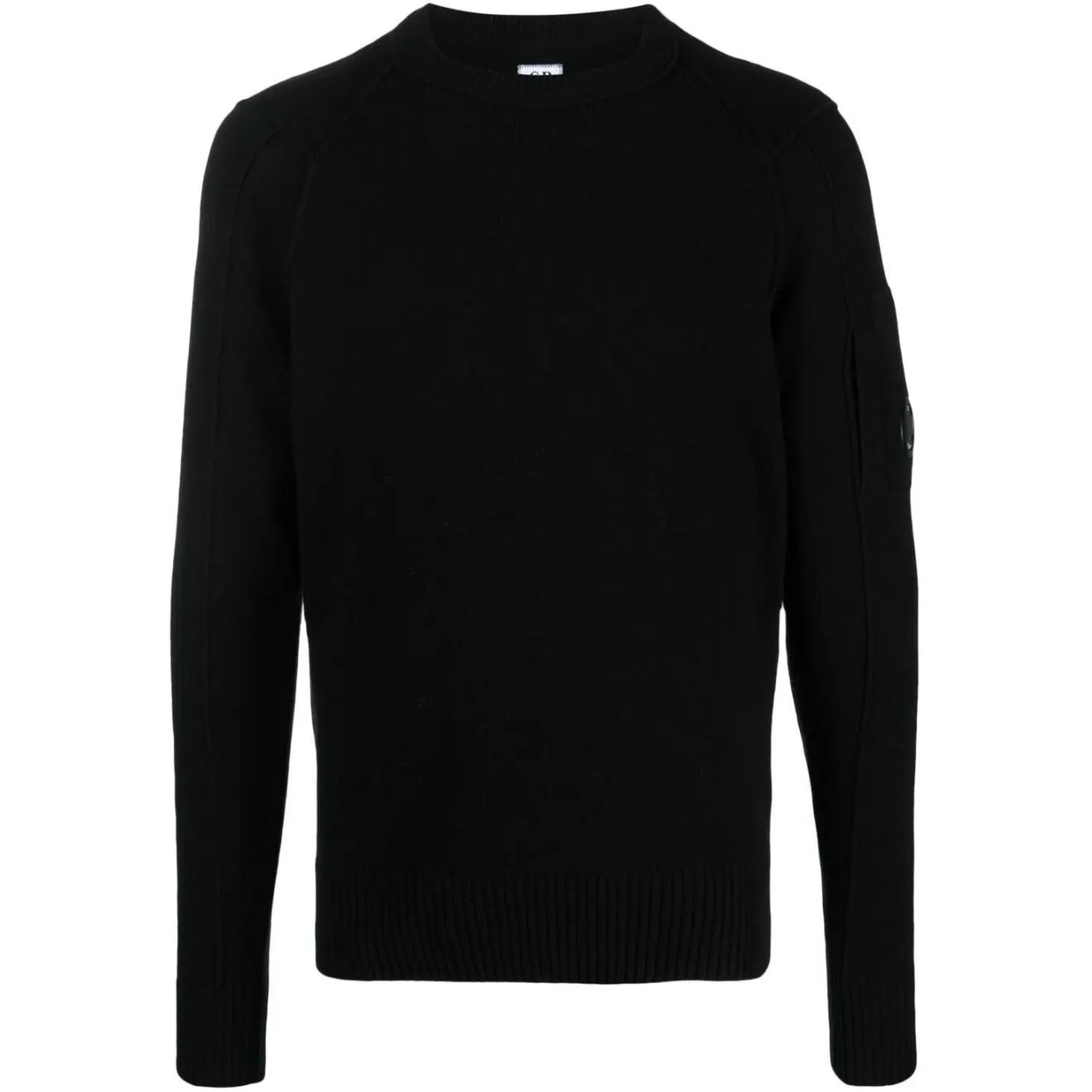 C.P. COMPANY Megztinis vyrams, Juoda, Crew neck sweater 1