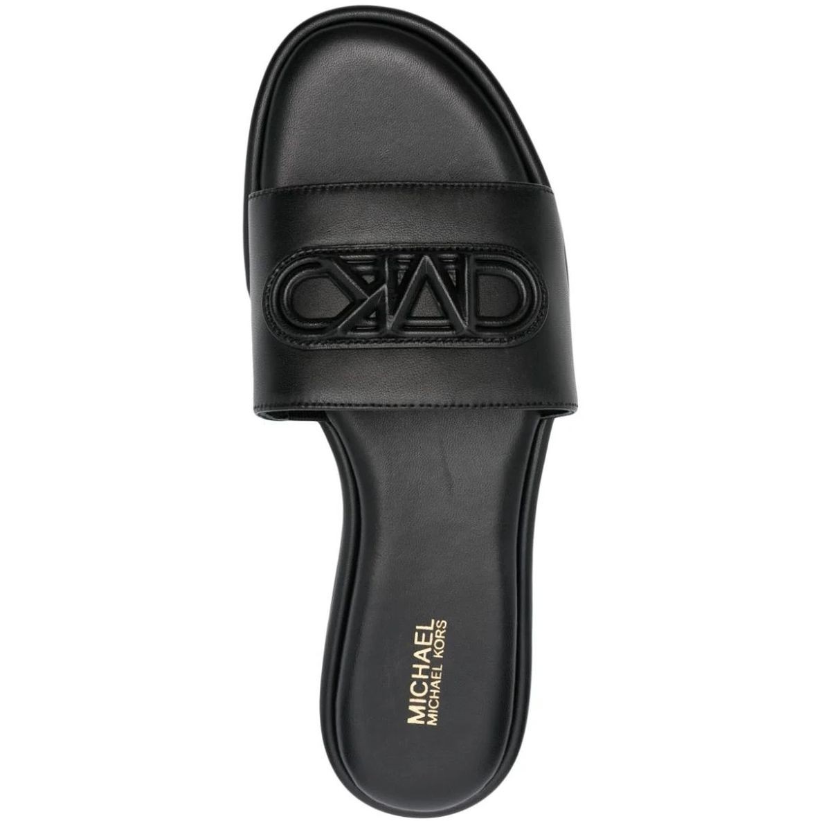 MICHAEL KORS Guminės šlepetės moterims, Juoda, Saylor slide 4