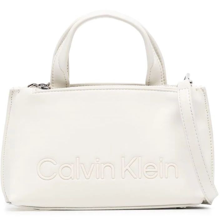 CALVIN KLEIN Rankinė per petį moterims, Smėlio, SET TOTE 1