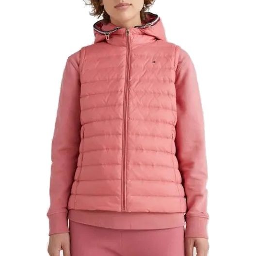 TOMMY HILFIGER Pūkinė liemenė moterims, Rožinė, Vests 2