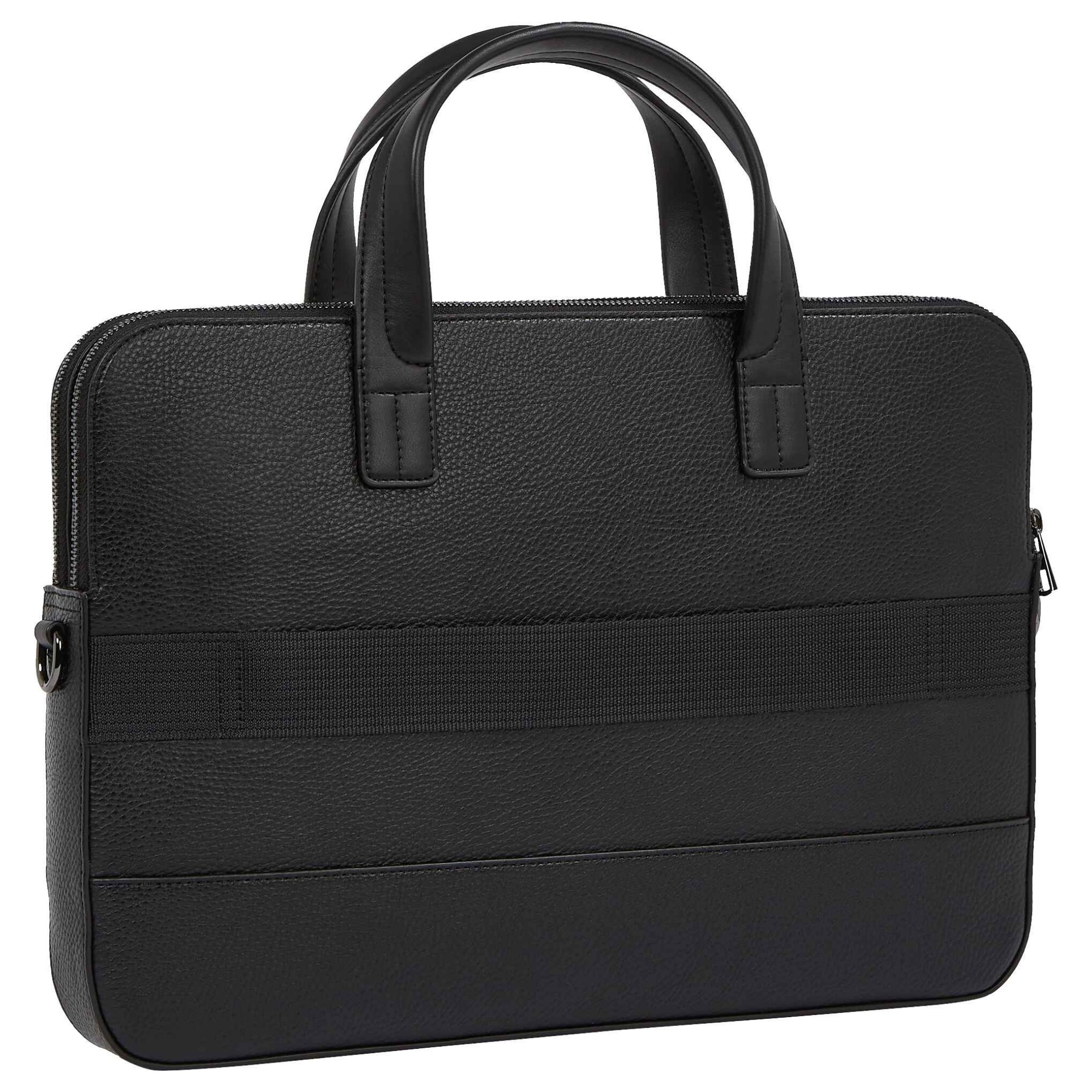 TOMMY HILFIGER Dėklas kompiuteriui vyrams, Juoda, TH central slim computer bag 2