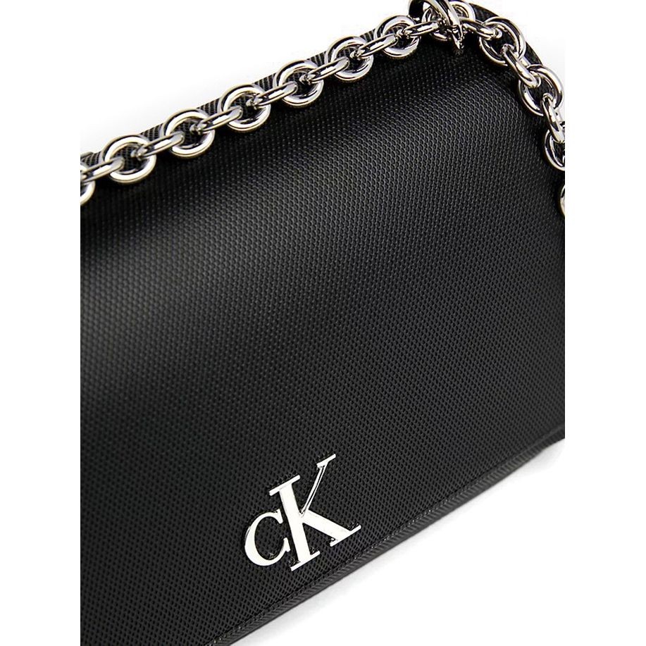 CALVIN KLEIN JEANS Rankinė per petį moterims, Juoda, Minimal flap crossbody 3
