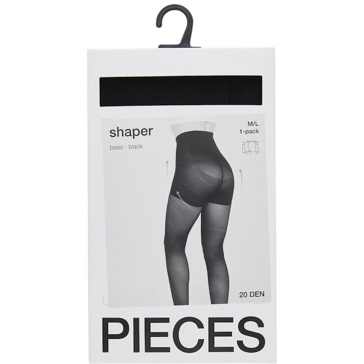 PIECES Pėdkelnės moterims, Juoda, Pcshaper tights 2