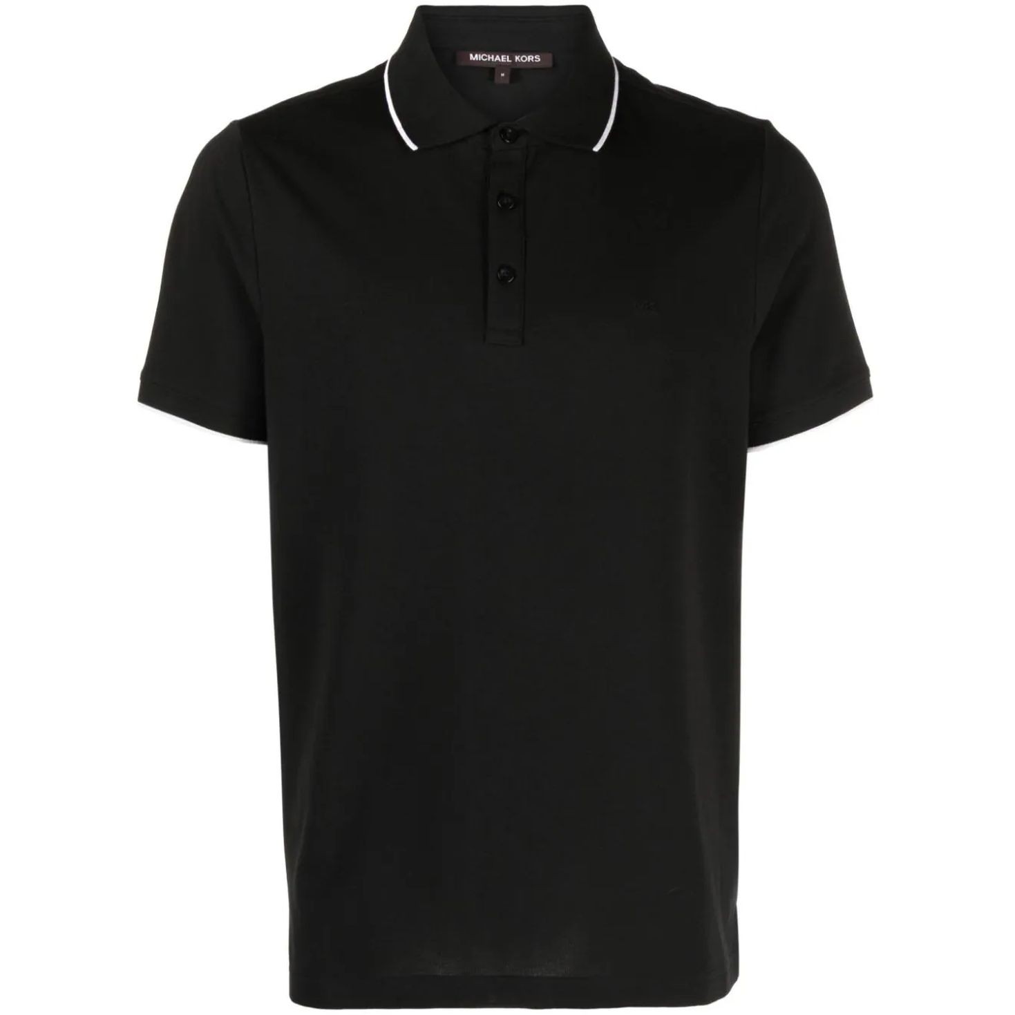 MICHAEL KORS Marškiniai ilgomis rankovėmis vyrams, Juoda, Sustainable polo 1