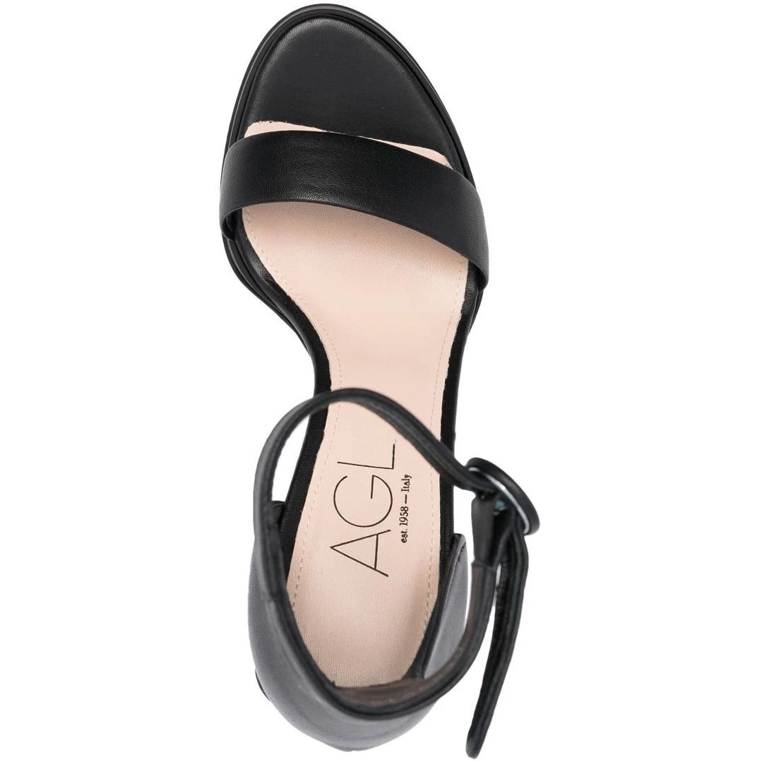 AGL Basutės moterims, Juoda, Janis ankle s. sandals 4