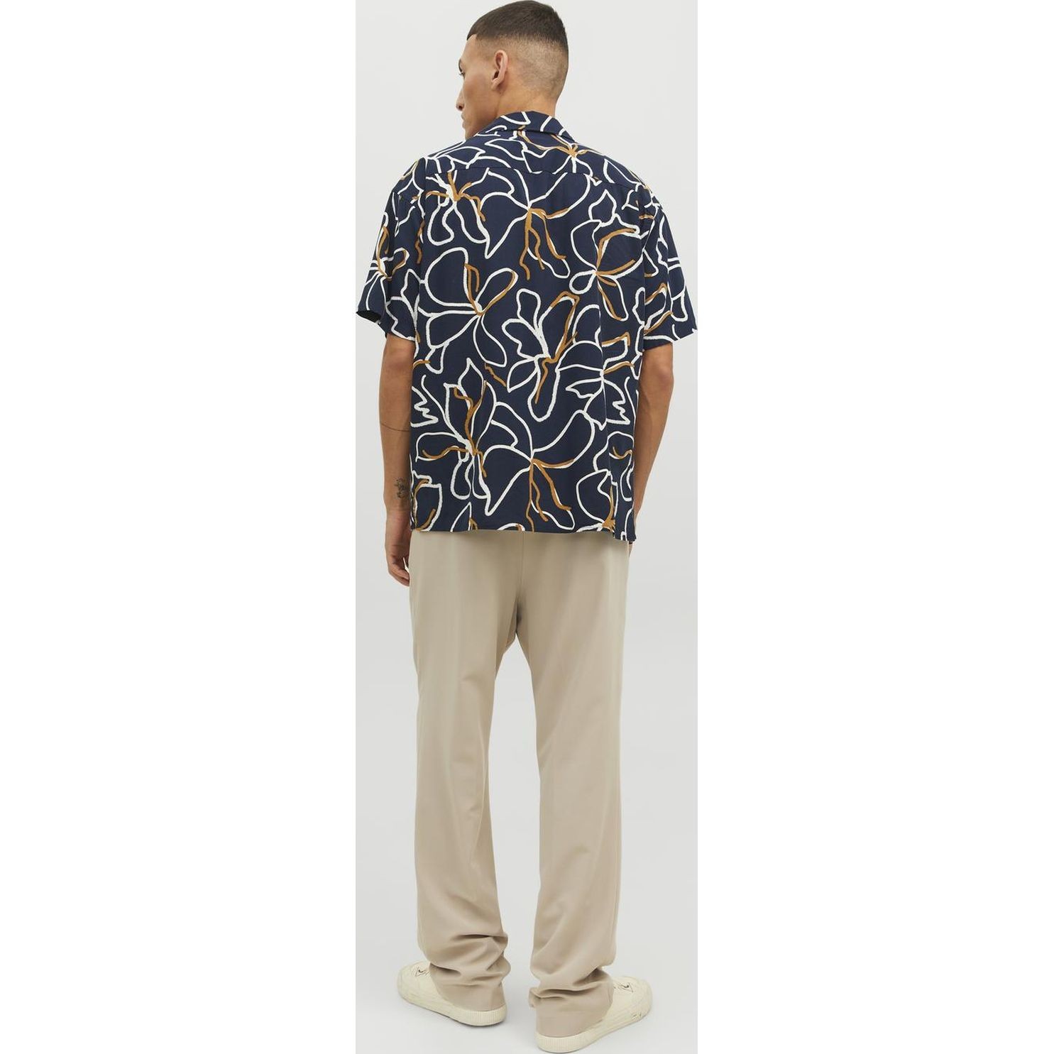 JACK & JONES Marškiniai vyrams, Mėlyna, JPRBLATROPIC RESORT SH 3