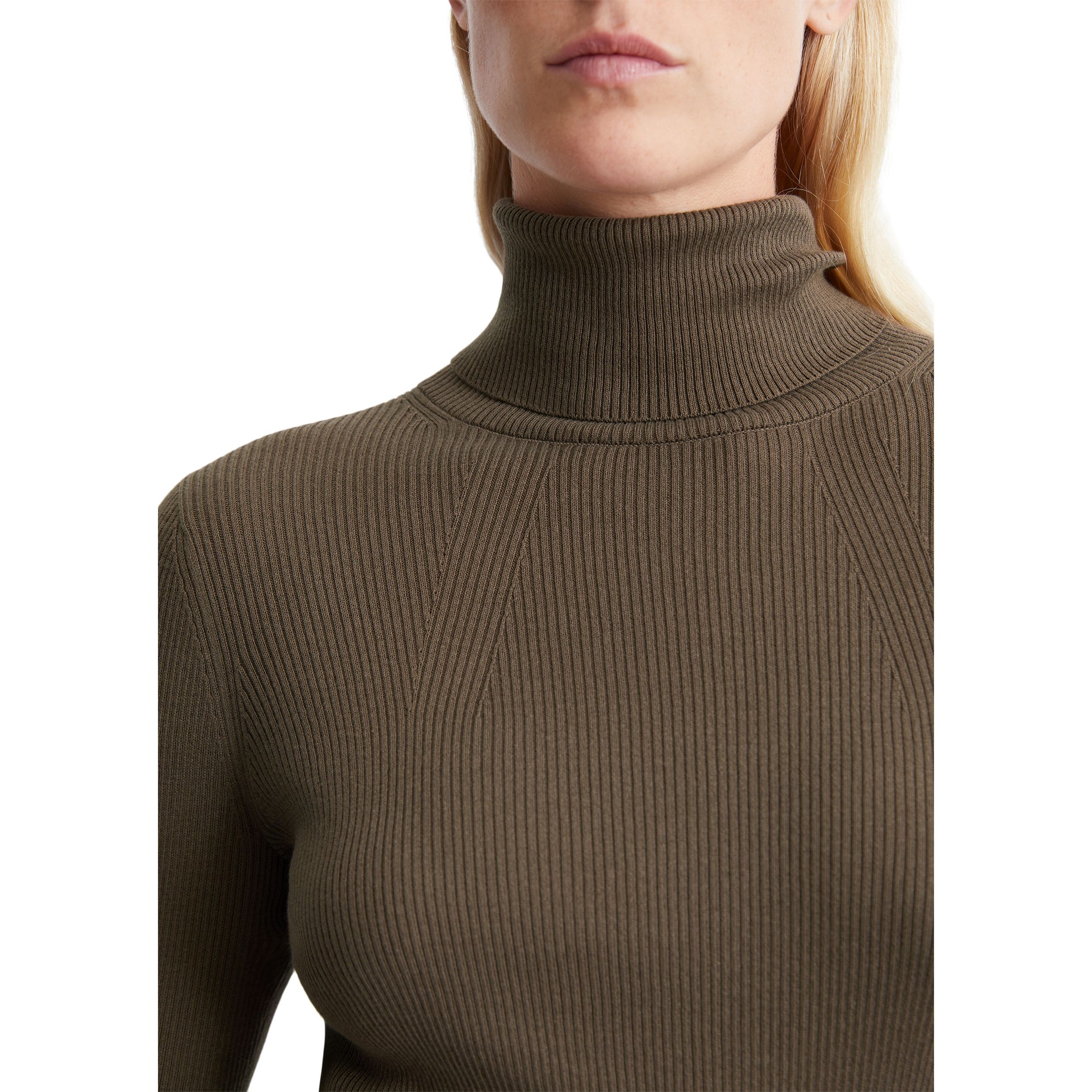 MARC O'POLO Palaidinės aukštinta apykakle moterims, Ruda, Turtn top 409501460679 4