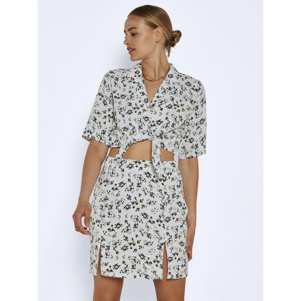 NOISY MAY Mini sijonas moterims, Mėlyna, NMJOE HW SHORT SKIRT 2