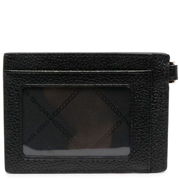 MICHAEL KORS Piniginė moterims, Juoda, Small leather chain card case 2