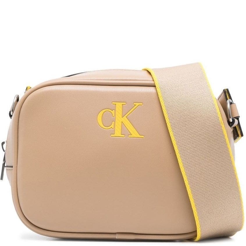 CALVIN KLEIN JEANS Rankinė per petį moterims, Smėlio, SLEEK CAMERA BAG18 SOLID 1