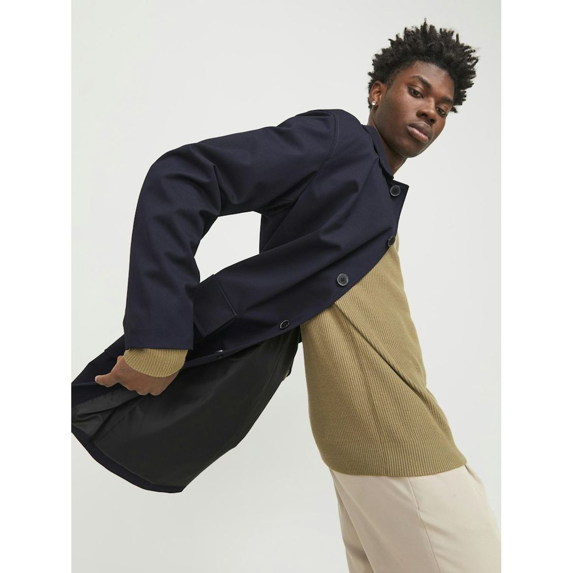 JACK & JONES Paltas vyrams, Mėlyna, Jprccdallas coats 3