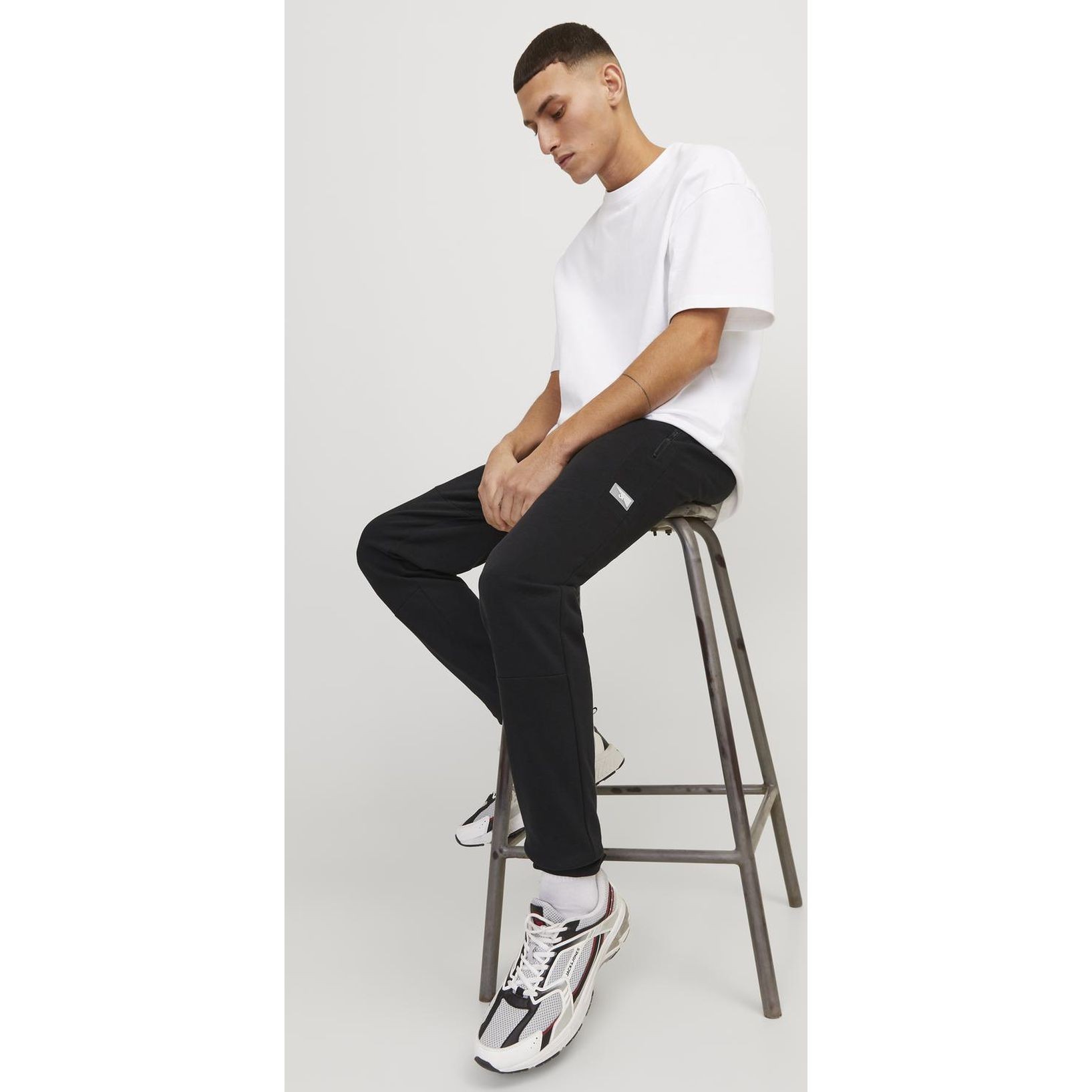 JACK & JONES Kelnės vyrams, Juoda, JPSTWILL JJAIR SWEAT 5