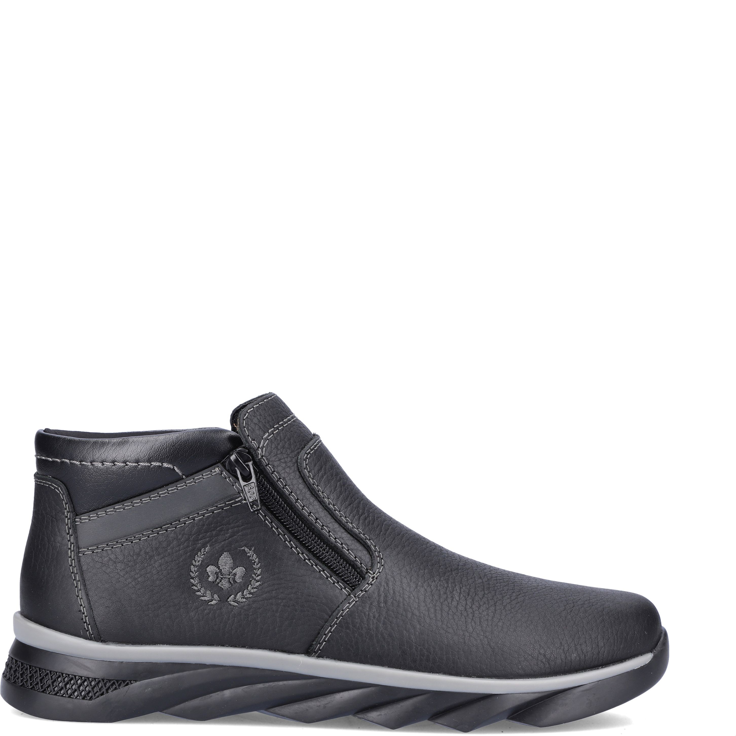 RIEKER Aulinukai vyrams, Juoda, BOOTIES 2