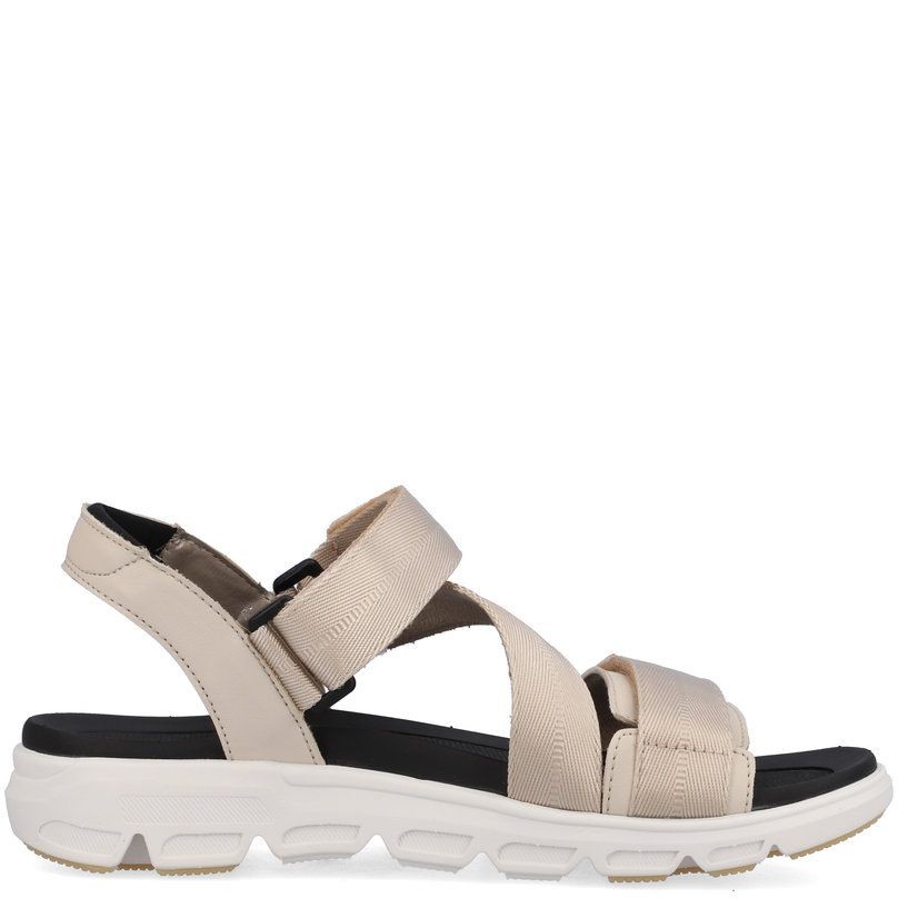 RIEKER Basutės moterims, Smėlio, SANDALS 3