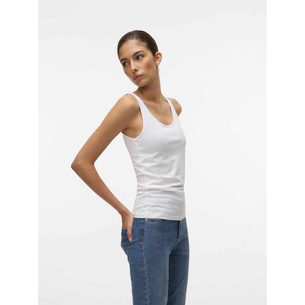 VERO MODA Marškinėliai moterims, Balta, VMMAXI MY SOFT UU TA 2