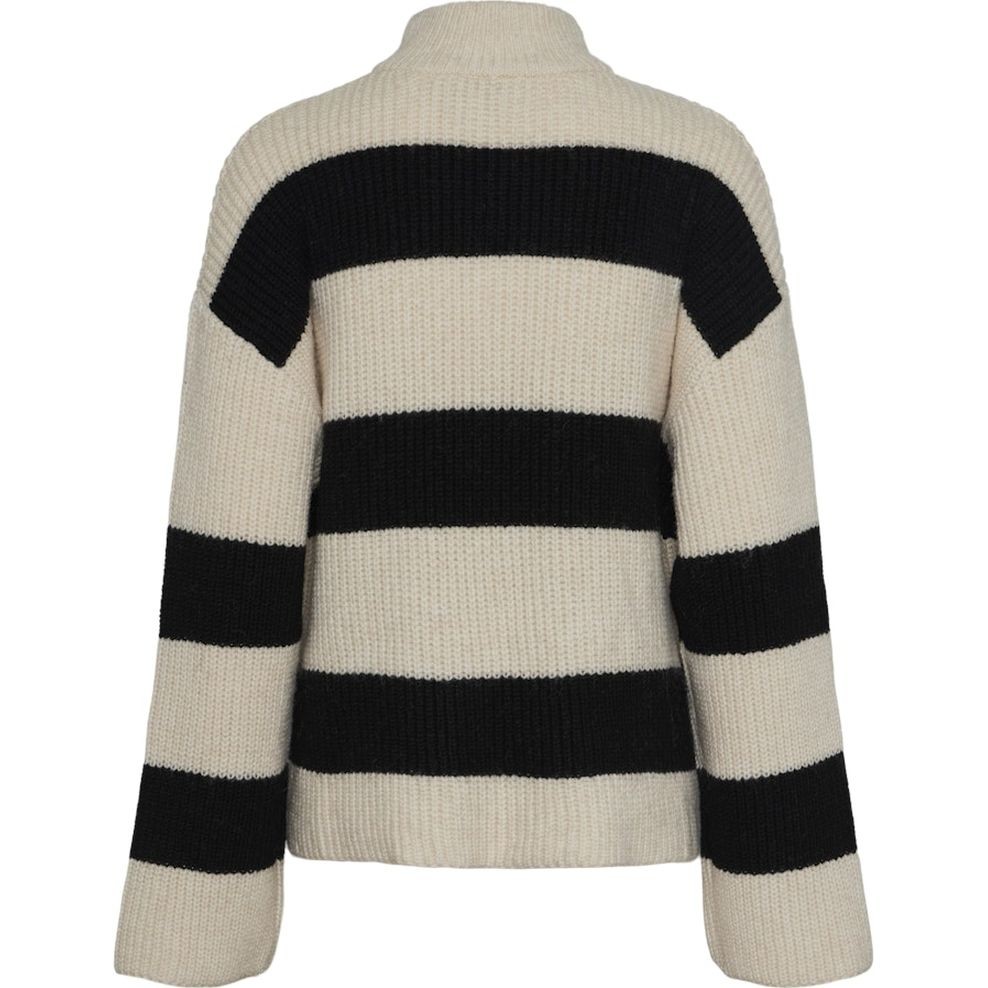 PIECES Megztinis su kaklu moterims, Marga, Nalini half zip knit 2