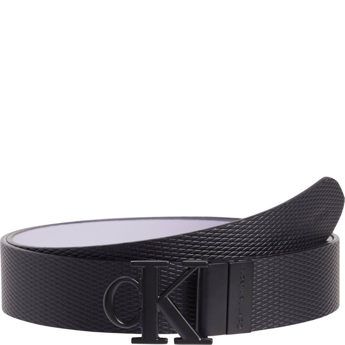 CALVIN KLEIN JEANS Diržas moterims, Juoda, Round mono belt 30mm 1