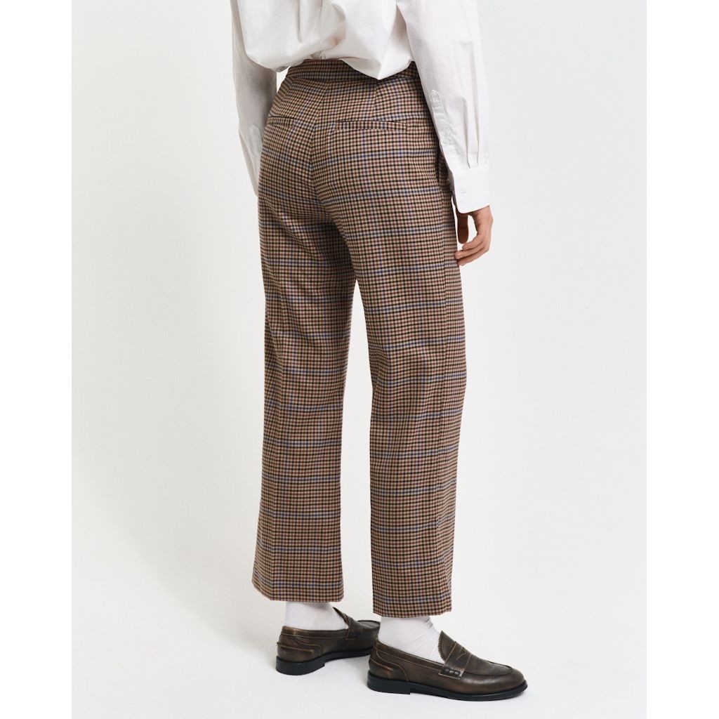 GANT Kelnės moterims, Chaki, Cropped slacks pants 3