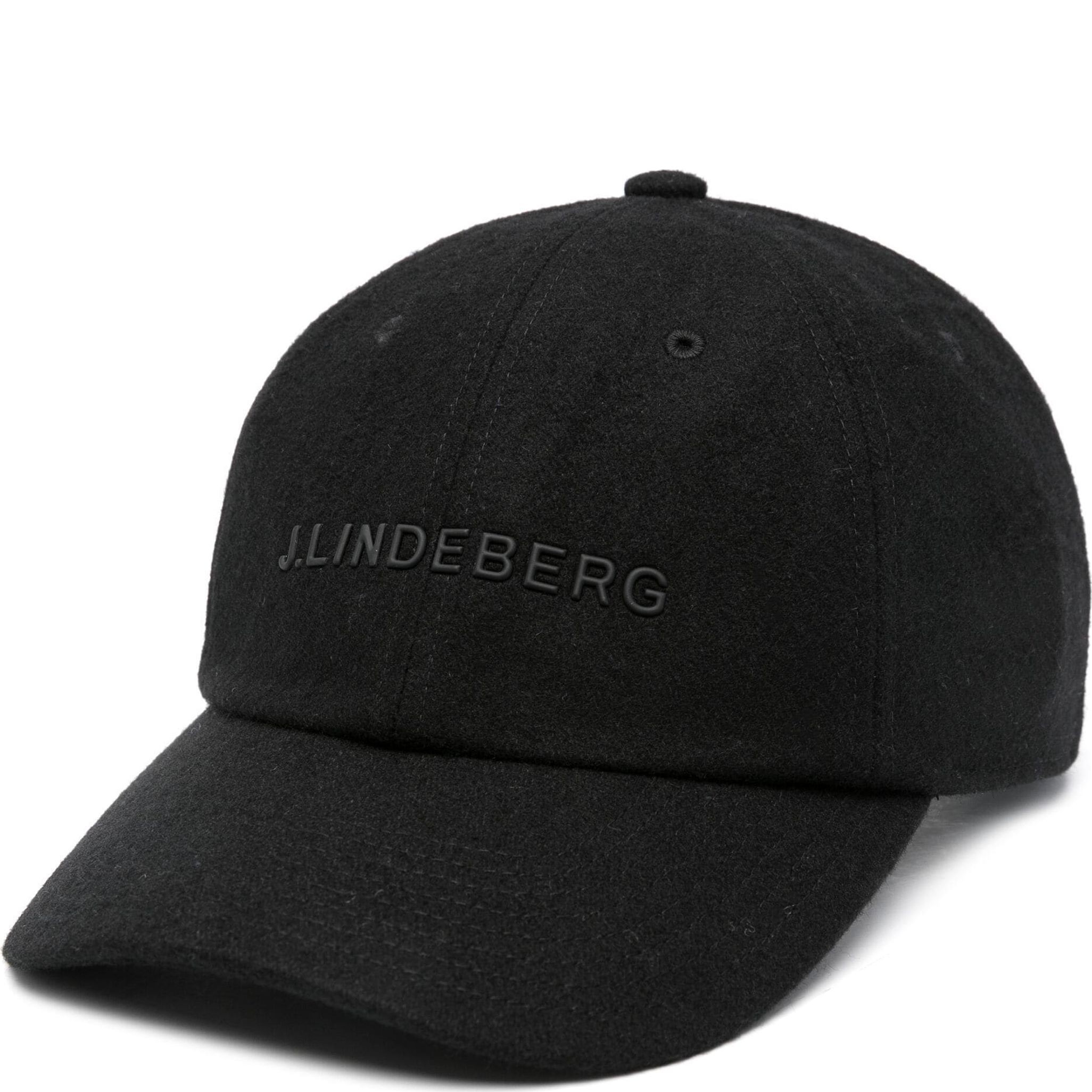J.LINDEBERG Kepurė vyrams, Juoda, Elijah wool  cap 1
