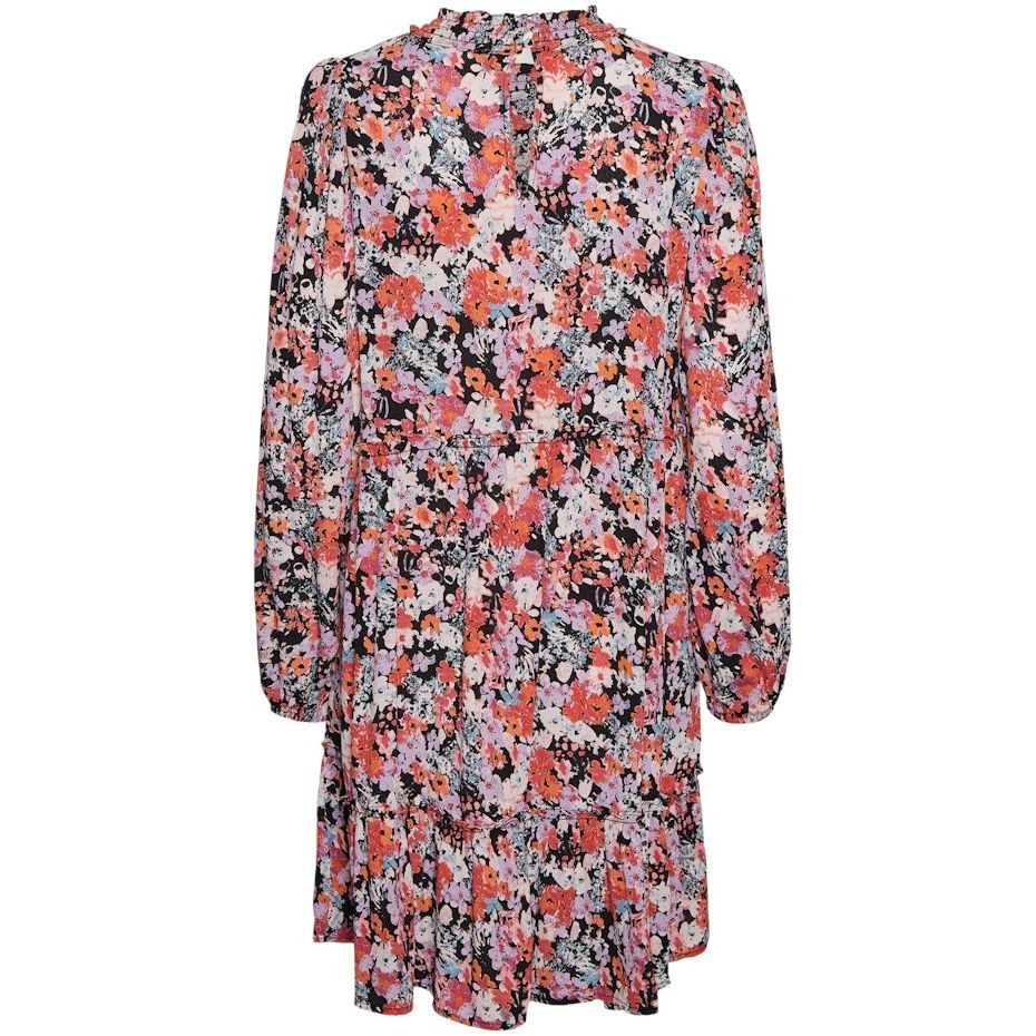 VERO MODA Mini suknelė moterims, Juoda, VMSTINE L/S HIGH NEC 2