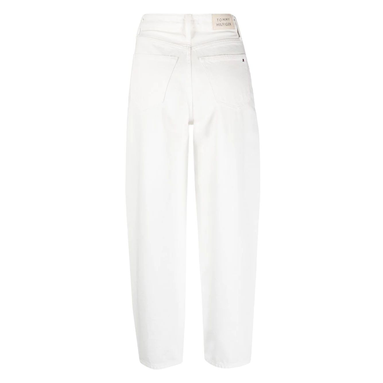 TOMMY HILFIGER Tiesūs džinsai -moterims, Balta, Balloon off white jeans 2
