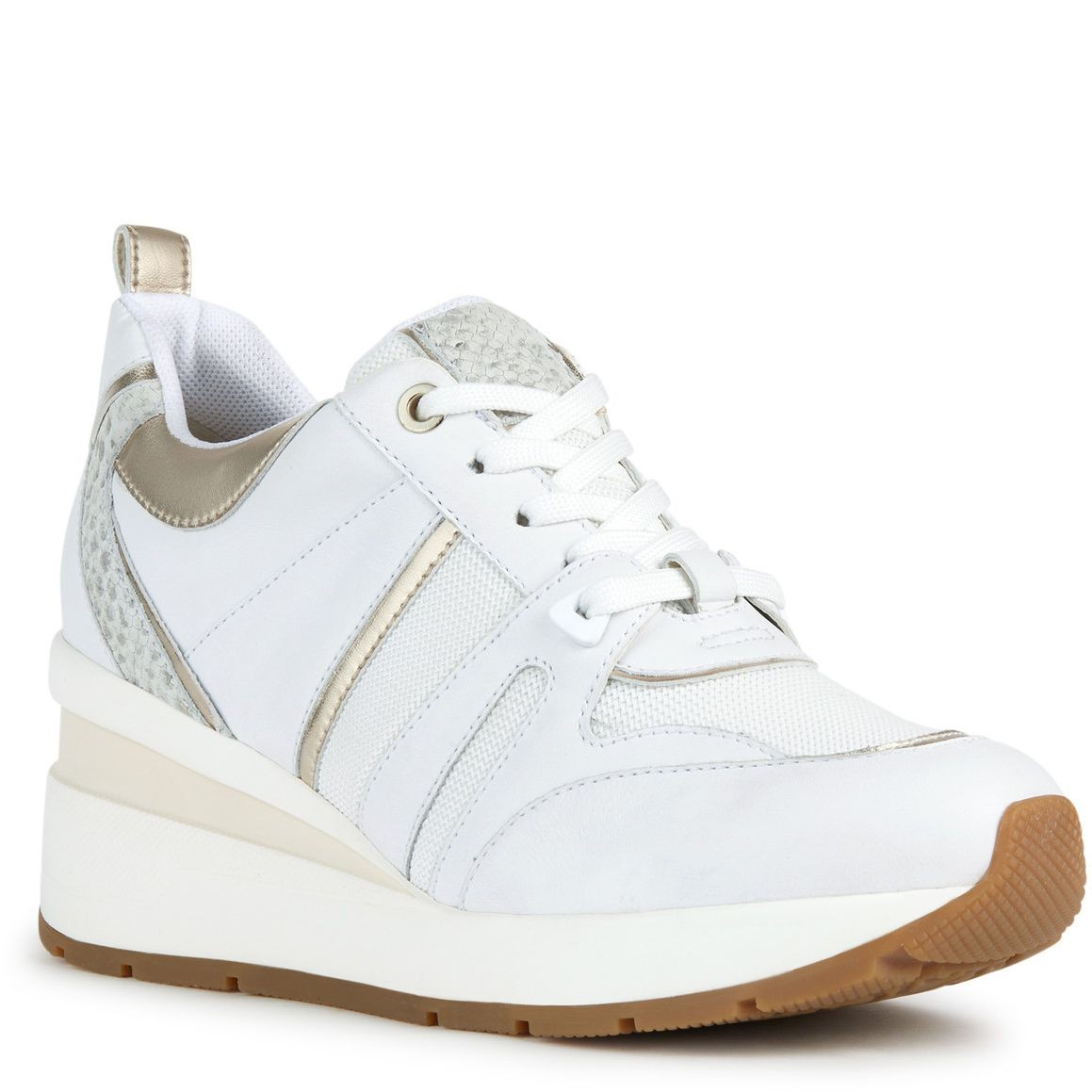 GEOX Sportiniai bateliai moterims, Balta, ZOSMA SPORT SHOES 1