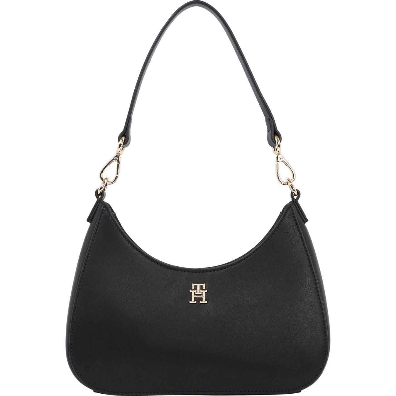 TOMMY HILFIGER Rankinė per petį moterims, Juoda, Logotape shoulder bag 1