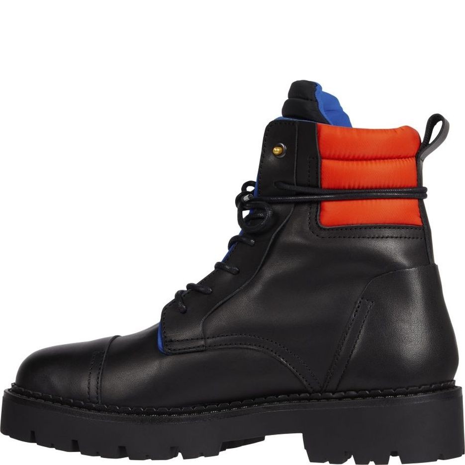 TOMMY JEANS Aulinukai vyrams, Juoda, PADDED LACE UP HERITAGE BOOT 3