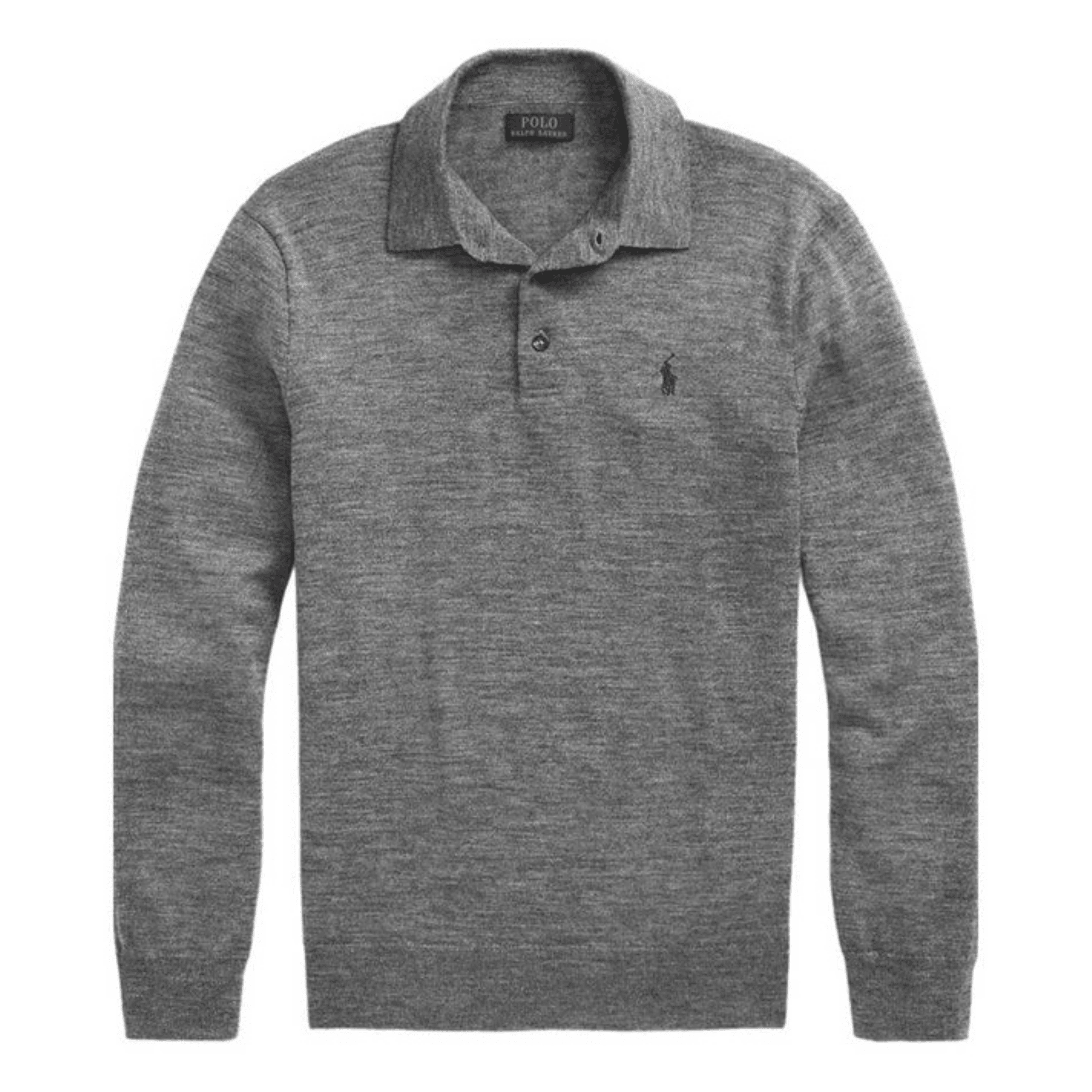 POLO RALPH LAUREN Megztinis vyrams, Pilka, Long sleeve pullover