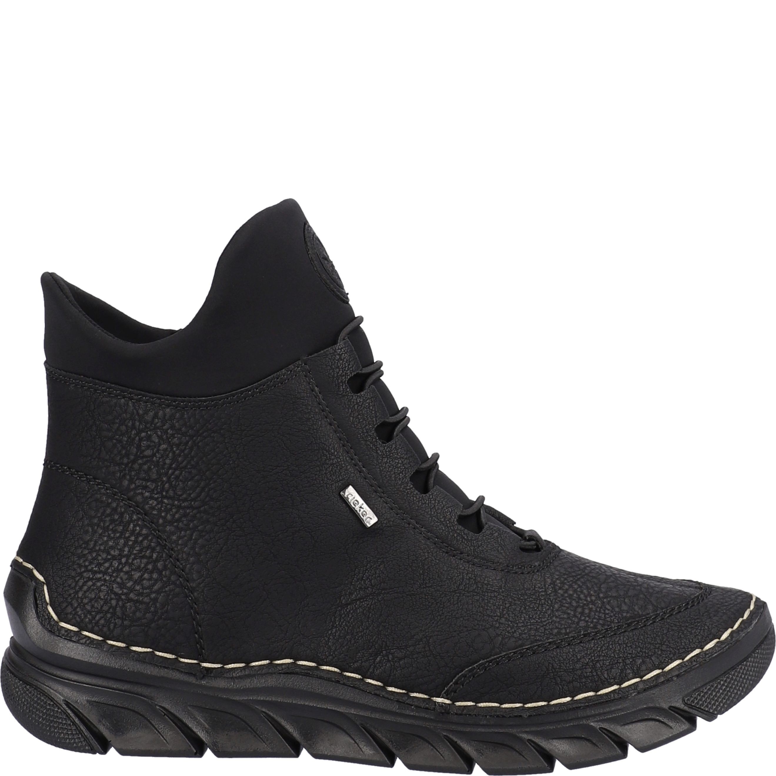 RIEKER Aulinukai moterims, Juoda, Ladies mid height boots 3