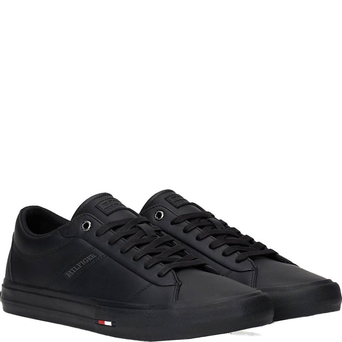 TOMMY HILFIGER Laisvalaikio bateliai vyrams, Juoda, Hi vulc street low leisure 1