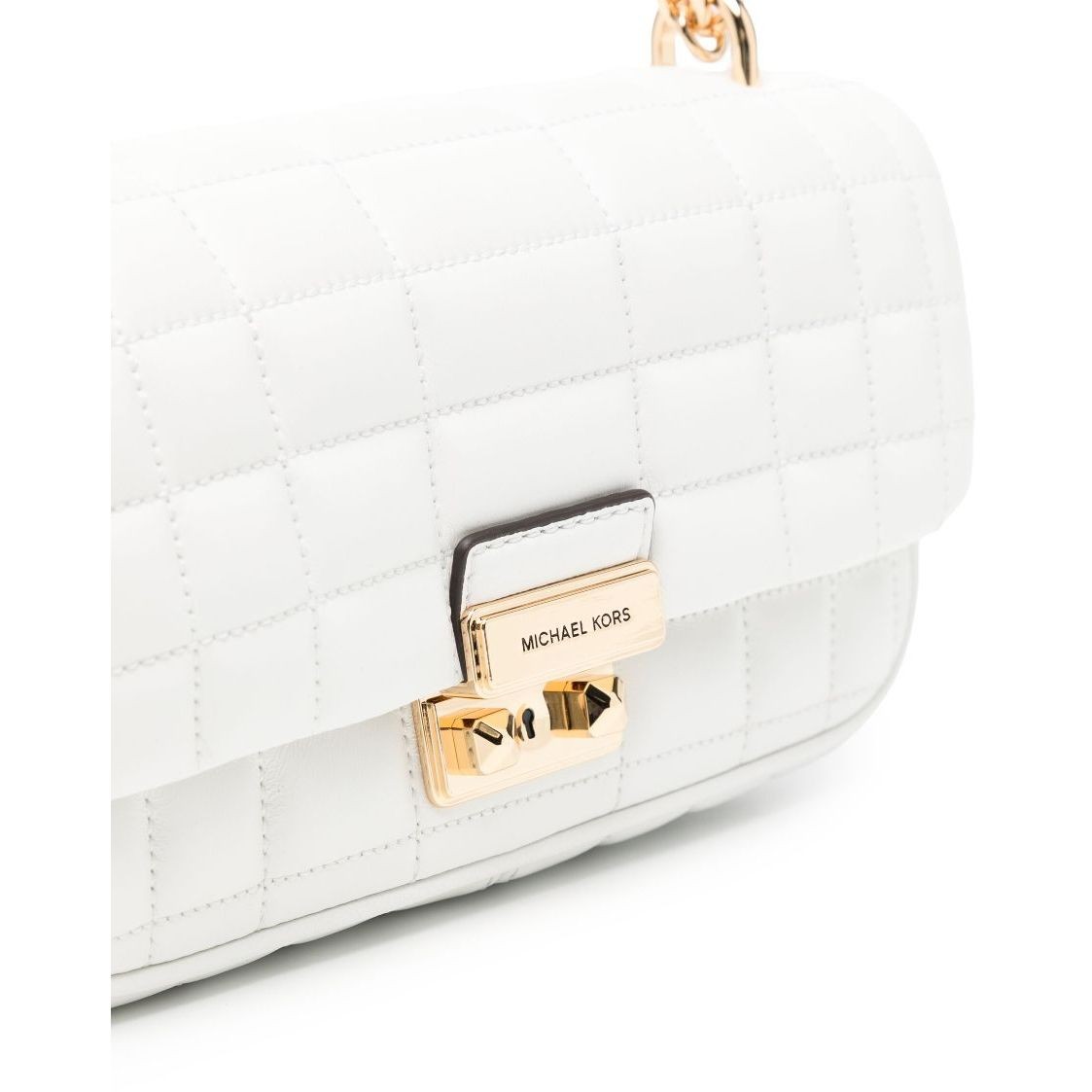 MICHAEL KORS Rankinė per petį moterims, Balta, Small tribeca shoulder bag 3