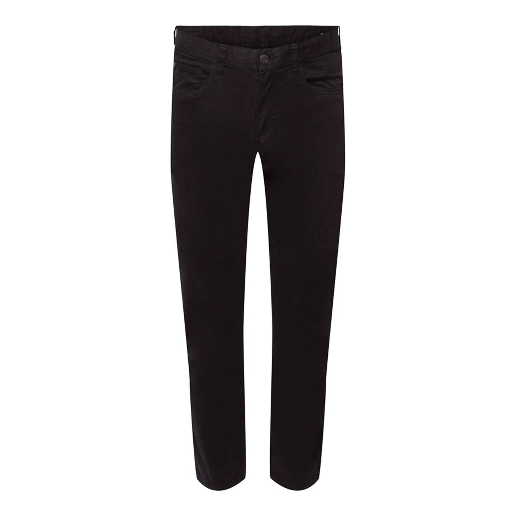 ESPRIT Kelnės vyrams, Juoda, Slim fit trousers, o 1